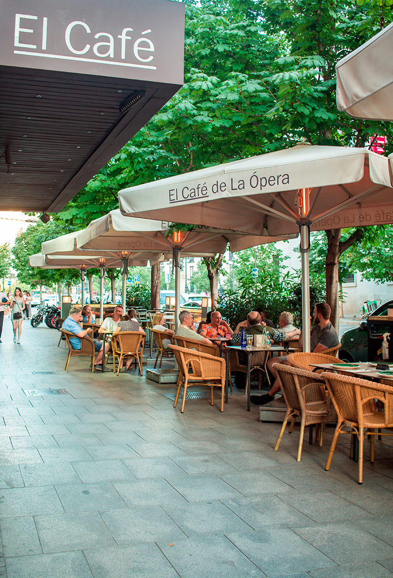 Terraza El café de la Ópera