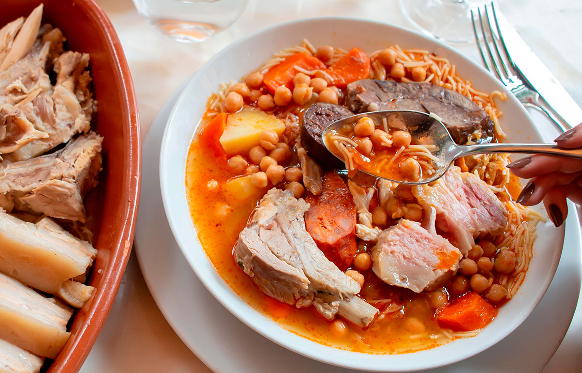 El mejor cocido madrileño en el centro de Madrid 1 Comer codio en Madrid